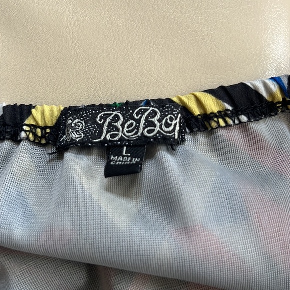 Bebop multicolor mini dress size L - Picture 4 of 4